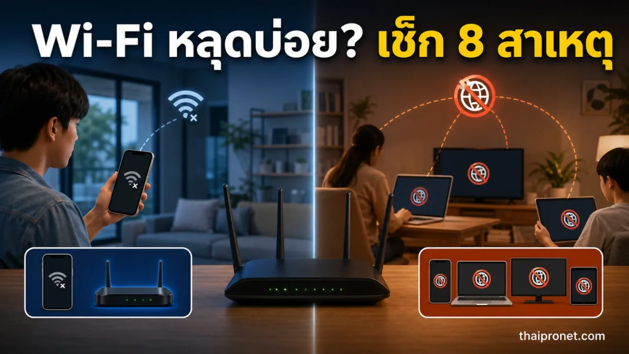 Wi — WiFi หลุดบ่อย
